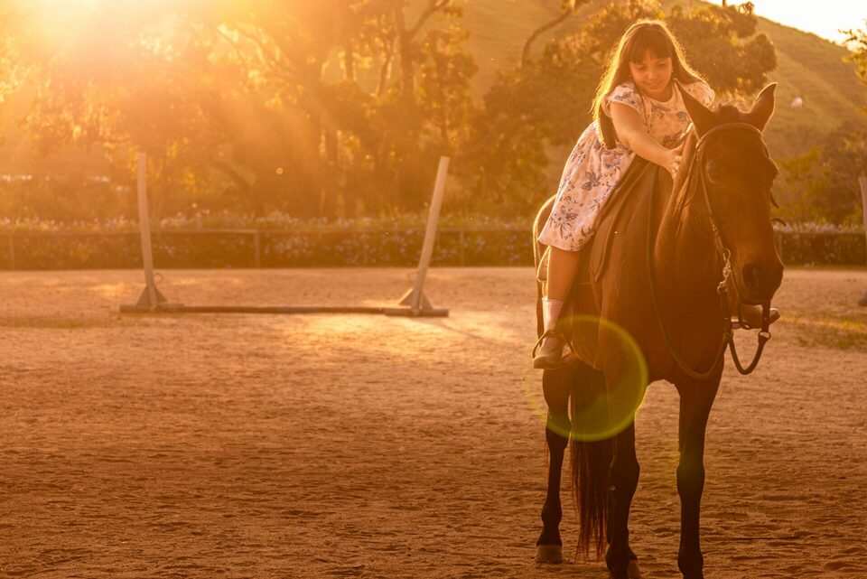 Festa infantil no Rancho Quindins da Helen