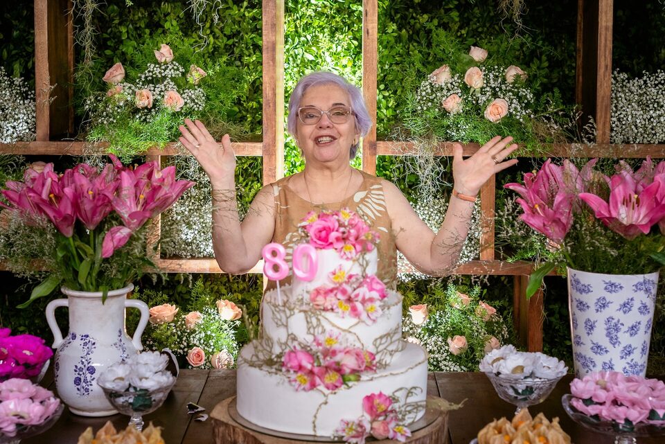 Aniversário de 80 anos em Três Rios de Laís