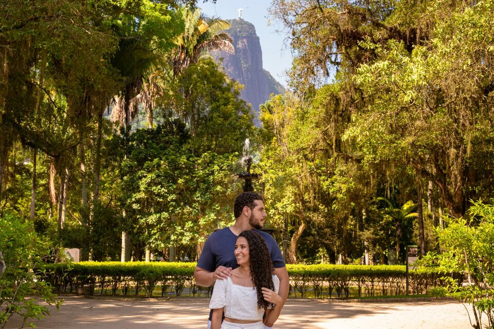 Pré-wedding no Jardim Botânico de Priscila e Nillo