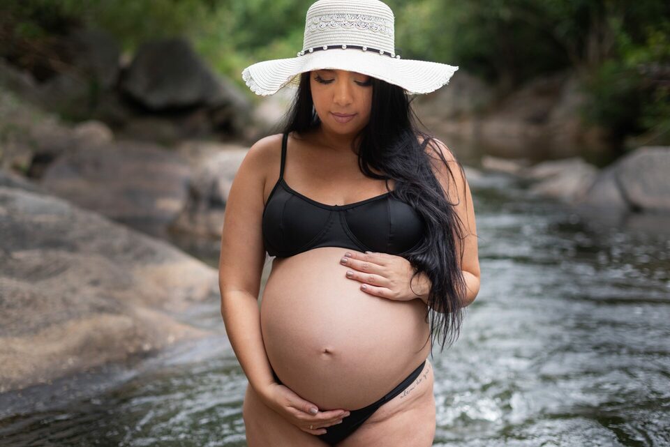 Ensaio fotográfico em Miguel Pereira de Gestante da Thaís.