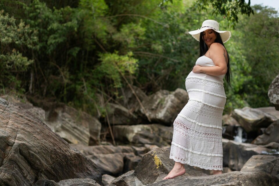 Ensaio fotográfico em Miguel Pereira de Gestante da Thaís.